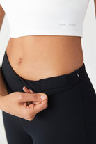 Saltum - Crossover Black Flare Legging with Inner PocketSaltumsports.com Saltum - CloudFleece™ Cropped Crew Pullover & Legging Set 7 8 leggings LULULemon ALO