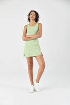 FlexEase™ Tennis Dress for Women-Lt Green - SALTUM SPORTS