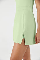 FlexEase™ Tennis Dress for Women-Lt Green - SALTUM SPORTS