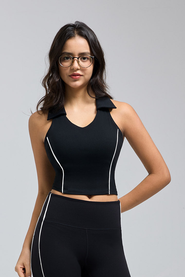 FlexEase™ 2.0 Sleeveless Polo Tank Top saltumsports.com-alo-lululemon