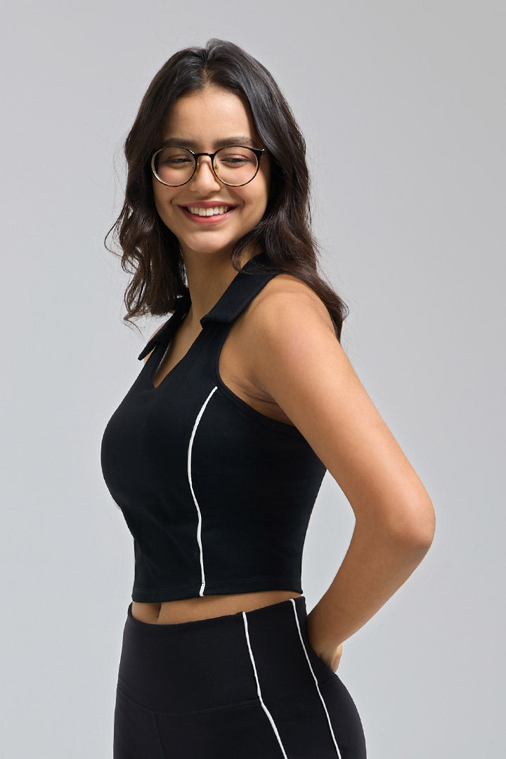 FlexEase™ 2.0 Sleeveless Polo Tank Top saltumsports.com-alo-lululemon