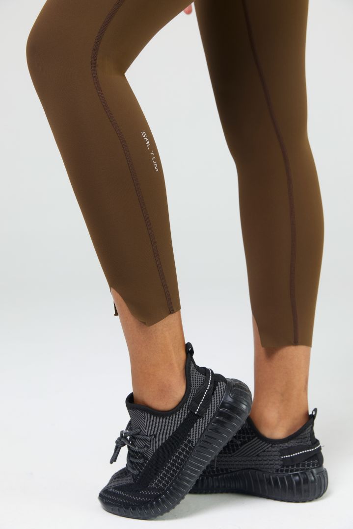 FlexEase™ 7/8 Women's High Waist Slit Hem Legging - SALTUM SPORTS