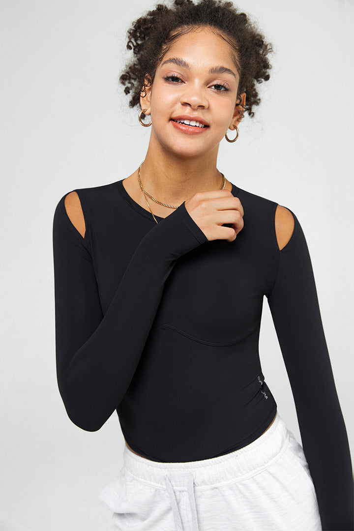 BreeLite™ Long Sleeve T-shirt with Thumb Hole - SALTUM SPORTS