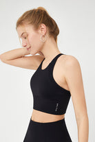 Strappy Cross Back Longline Tank Top - SALTUM SPORTS