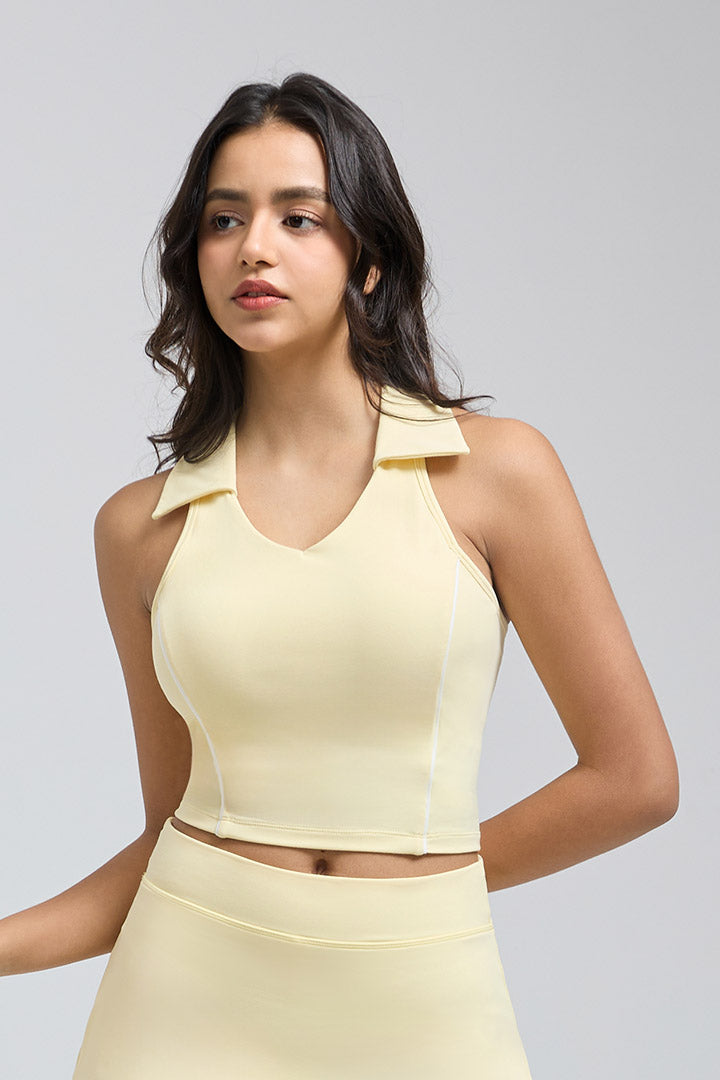 FlexEase™ 2.0 Sleeveless Polo Tank Top saltumsports.com-alo-lululemon