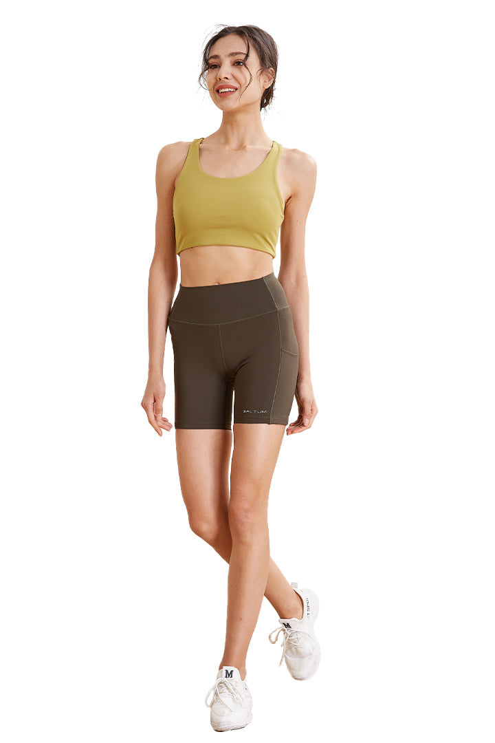 Saltum High Waist Running Short seamless biker shorts
