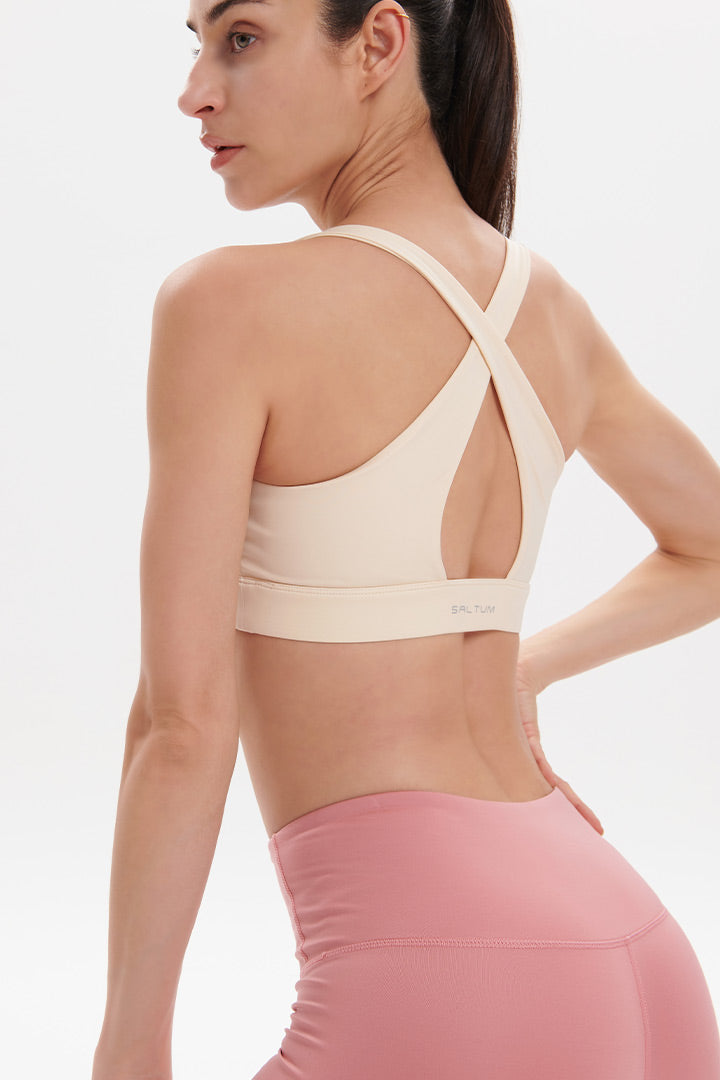 Cross Back Sports Bra - SALTUM SPORTS