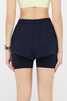 Sustainable High Waist Swim Workout 2 In 1 Short - SALTUM SPORTS