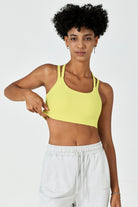 Hitense™ Spaghetti Strap Sports Bra - SALTUM SPORTS