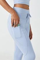 CloudFleece™ High-Waist Drawstring Legging - SALTUM SPORTS