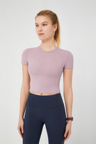 Crop Finesse Short Sleeve - SALTUM SPORTS