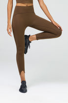 FlexEase™ 7/8 Women's High Waist Slit Hem Legging - SALTUM SPORTS