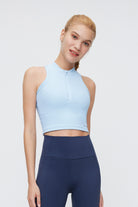 FlexEase™ Half Zip Tank Top - SALTUM SPORTS