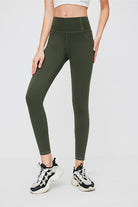 7/8 High Waist Legging/Jegging with Reflective Piping - SALTUM SPORTS