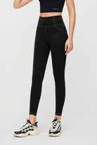 7/8 High Waist Legging/Jegging with Reflective Piping - SALTUM SPORTS