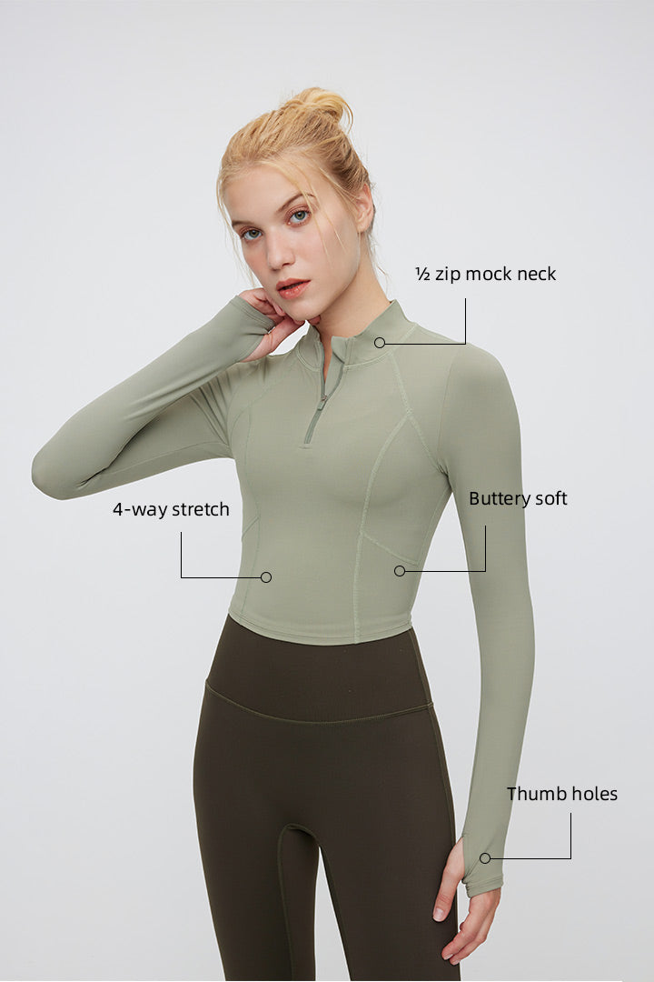 Long Sleeve Half Zip - SALTUM SPORTS