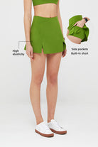 FlexEase™ Women's 2 in 1 Tennis Skirt with Side Pockets - SALTUM SPORTS