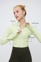 FlexEase™ Long Sleeve Cropped Jacket - SALTUM SPORTS