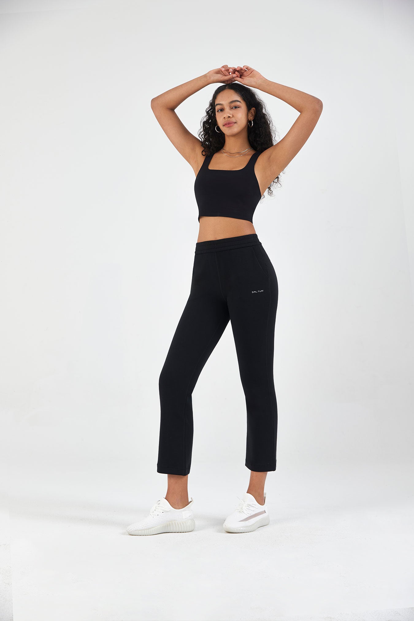 SALTUM SPORTS Crop Tops and Pants matching two-piece sets