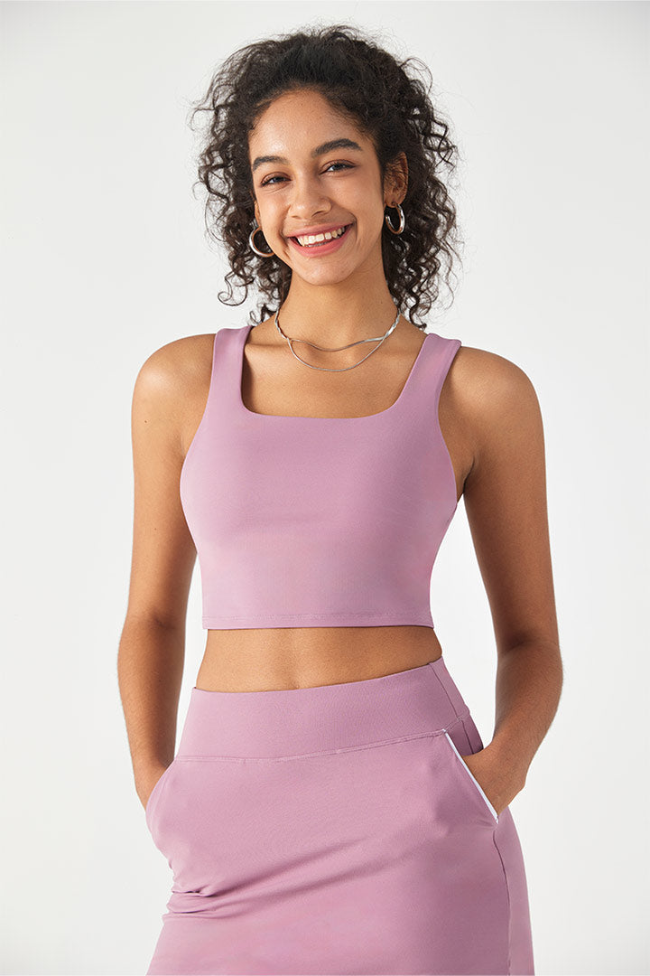 SALTUM Sports Bra and Mini Pencil Skirt Set Activewear