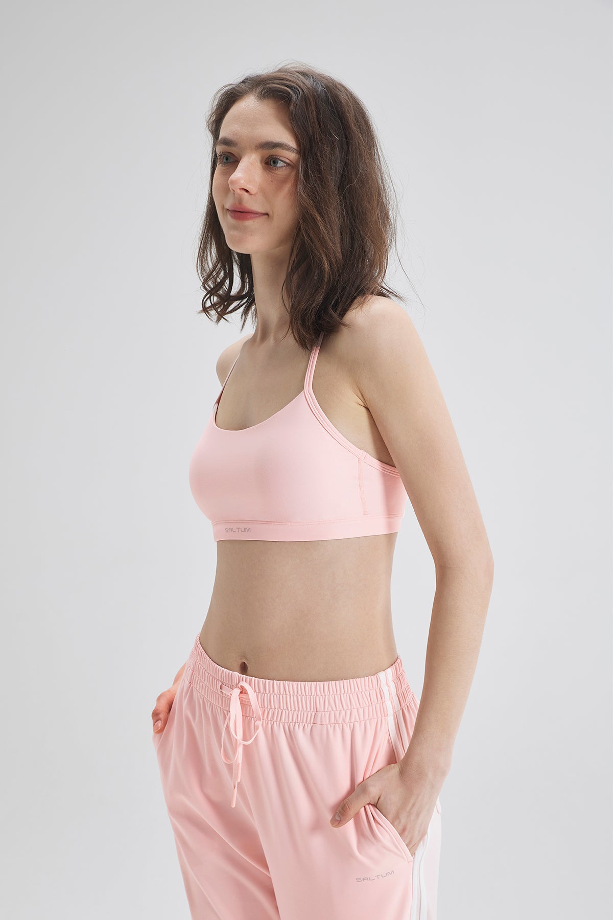 SALTUM Flex Y-Back Sports Bra pale-dogwood