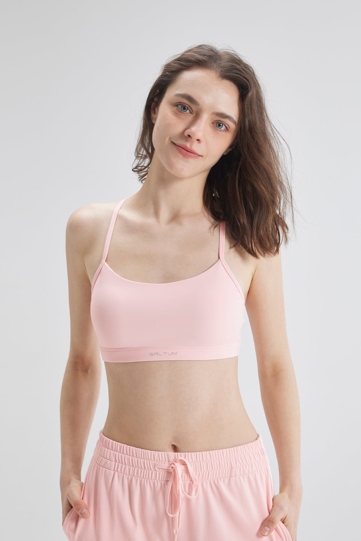 SALTUM Flex Y-Back Sports Bra pale-dogwood
