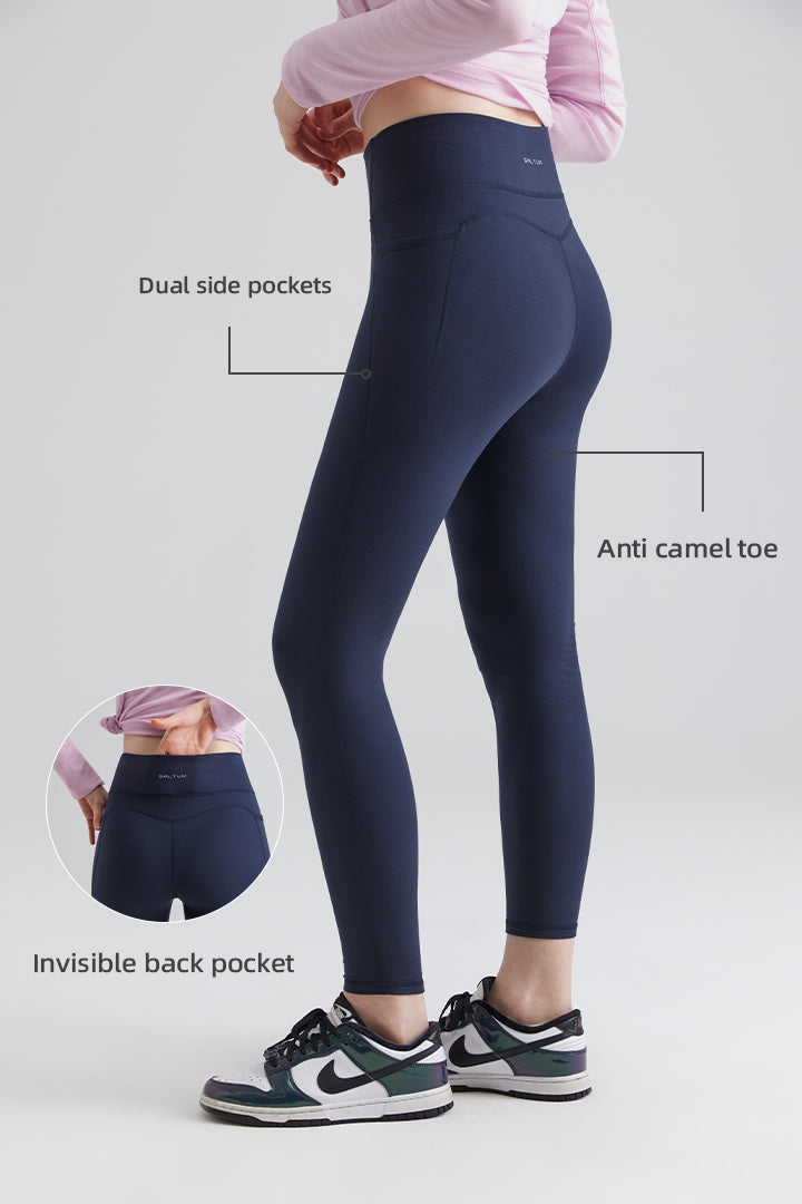Navy yoga like a cloud leggings for women