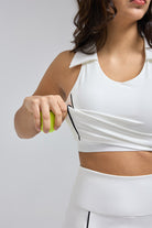 FlexEase™ 2.0 Sleeveless Polo Tank Top - SALTUM