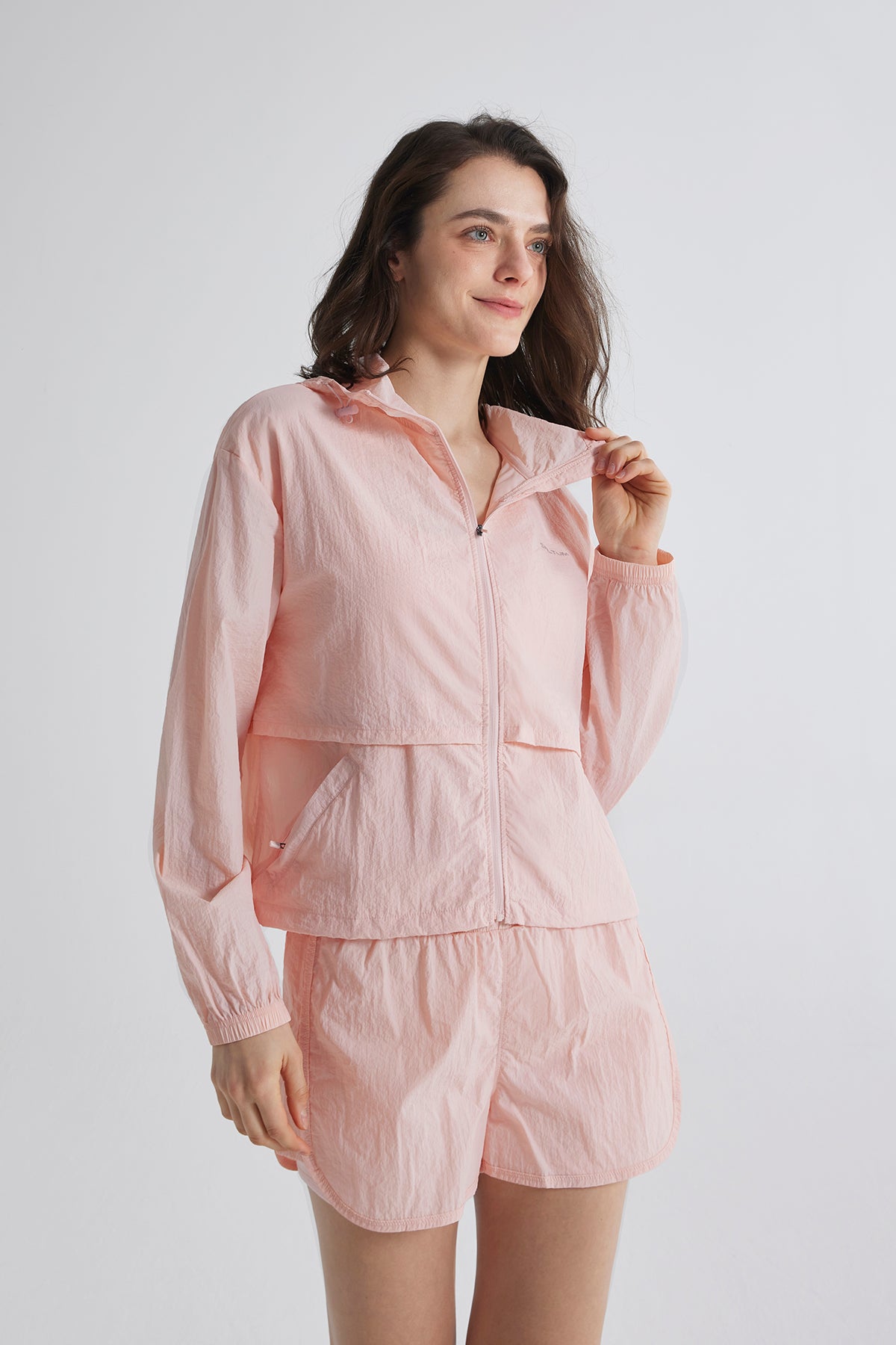 SALTUM Saltum-Lightweight UV-Protective Jacket pale-dogwood