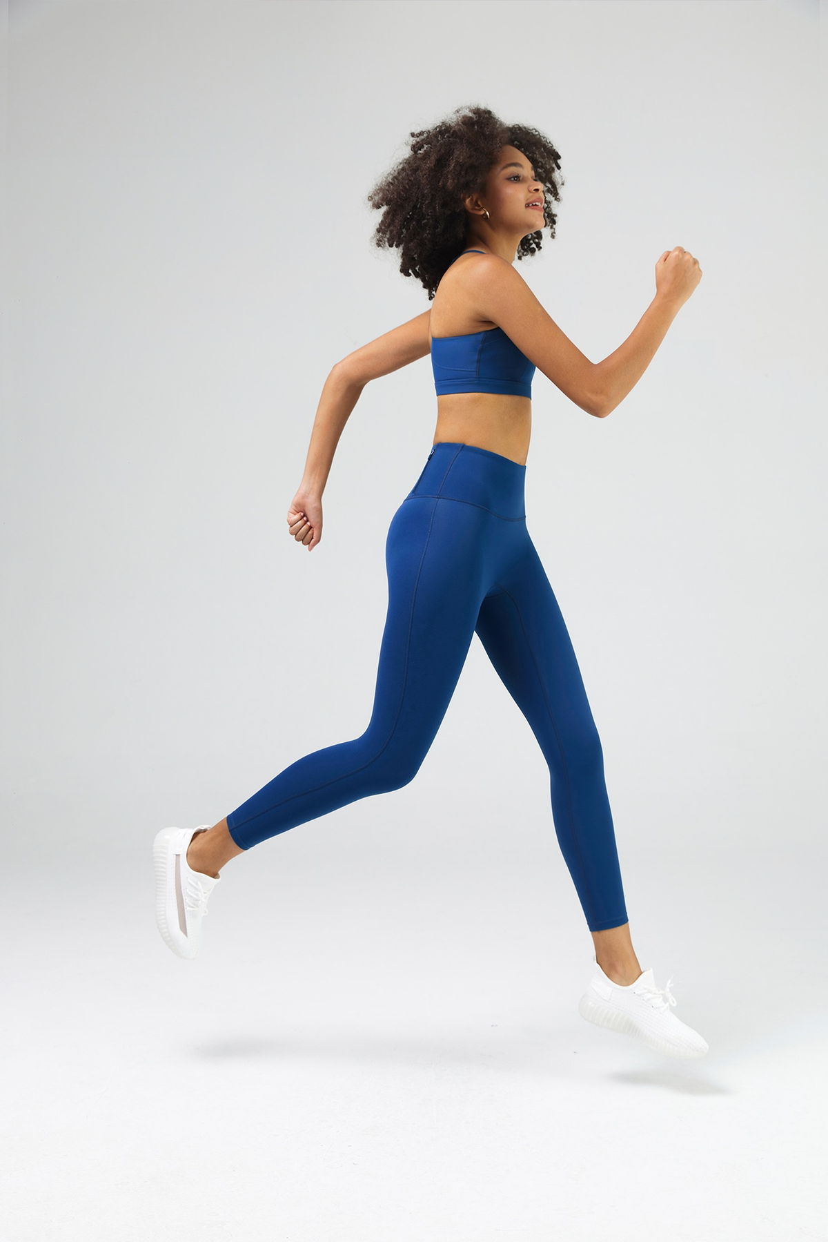 FlexEase邃「 7/8 Women's High Waist Slit Hem Legging - SALTUM SPORTS