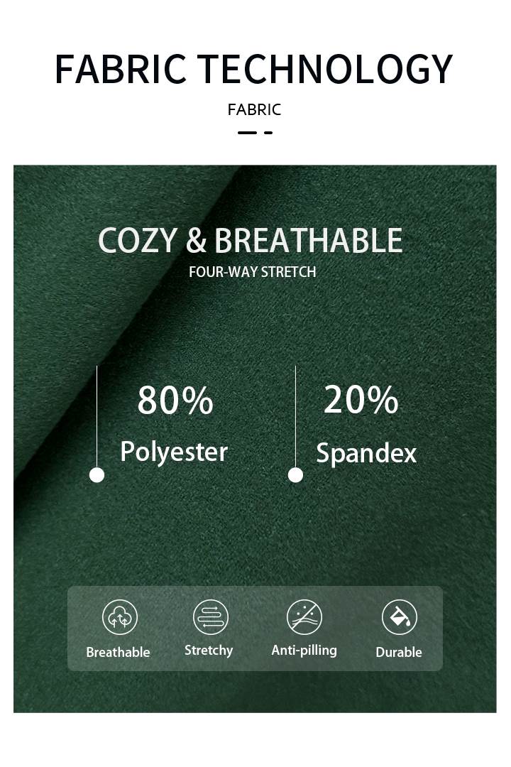 technology with green fabric cozy breathable fabric