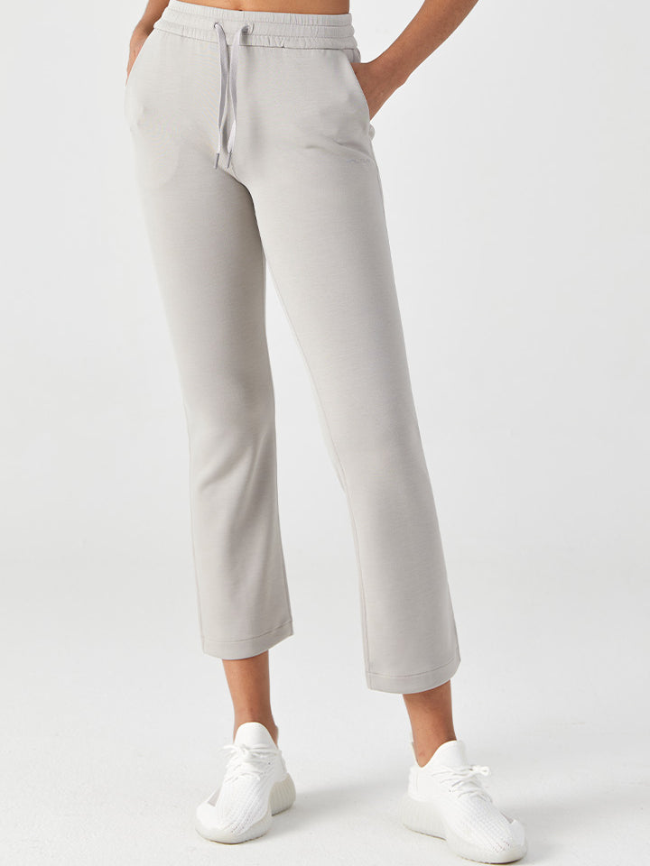 Wide Leg Sweat Pants Womens with Side Pockets