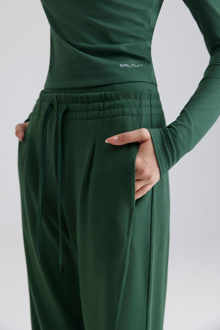 Drawstring Lounge Pants with elastic waistband