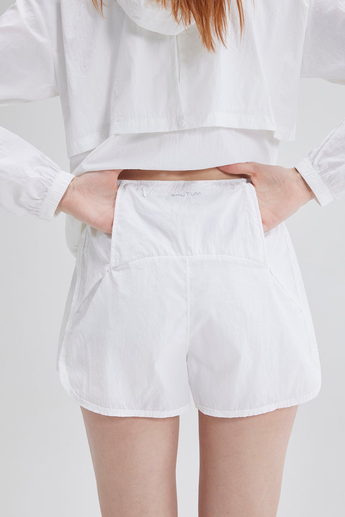 SALTUM Saltum-Lightweight UV-Protective Shorts white