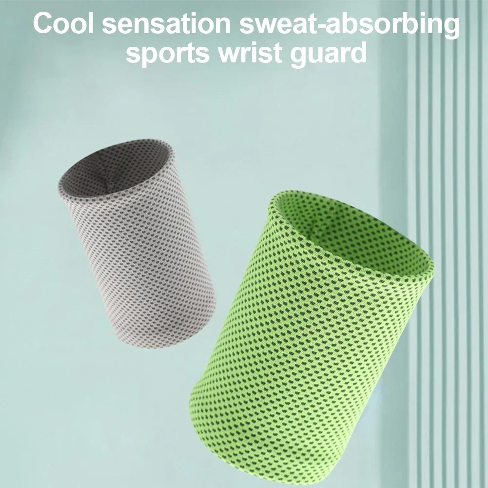 SALTUM Summer Ice Cooling Wrist Sweatband Tennis Sport Wristband