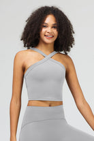 FlexEase™ Women's Criss Cross Tank Top - SALTUM SPORTS