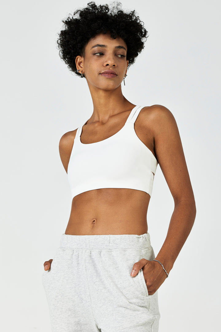 Hitense™ Spaghetti Strap Sports Bra - SALTUM SPORTS