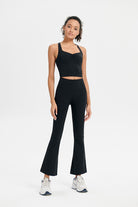 FlexEase™ High-Waist Flare Legging - SALTUM SPORTS