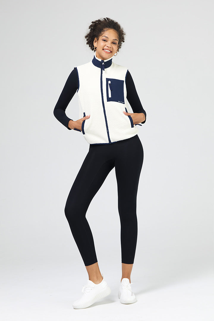 Full Zip Sherpa Vest - SALTUM SPORTS