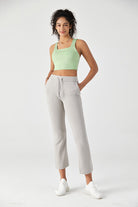 Saltumsports.com Tank Top & Tummy Control Drawstring Flare Set 7 8 leggings LULULemon ALO