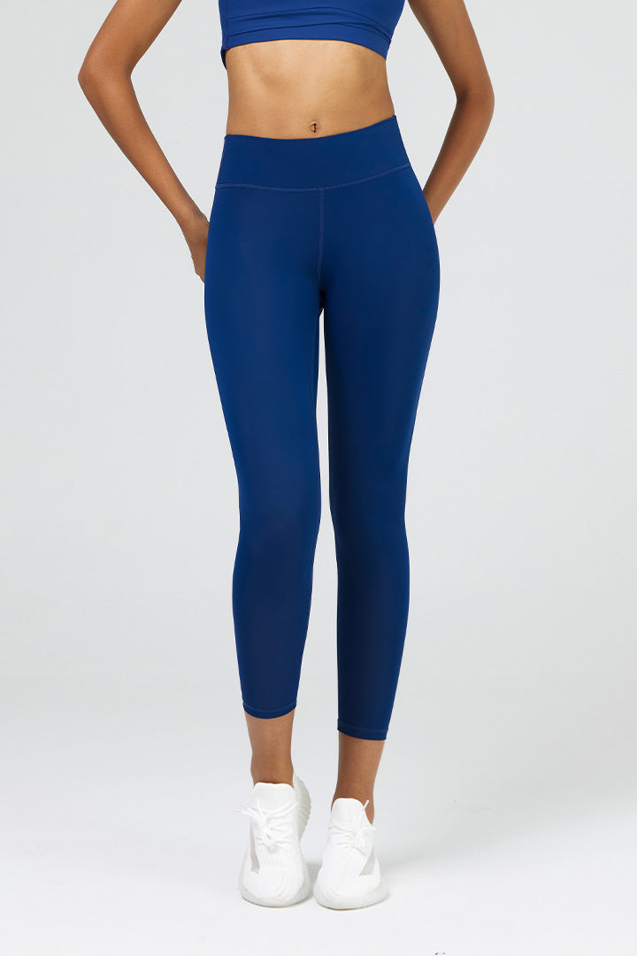 7/8 High Waisted Tummy Control Compression Legging - SALTUM SPORTS