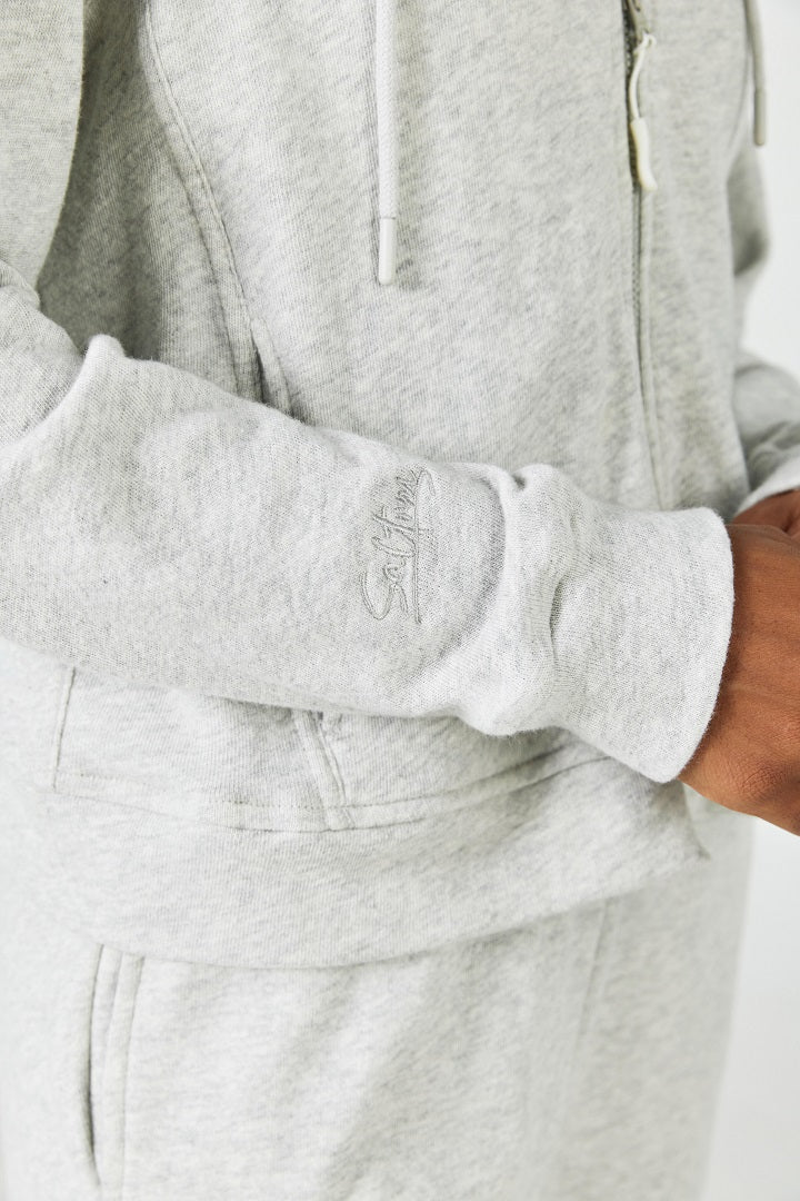 Cropped Zip Hoodie - SALTUM SPORTS