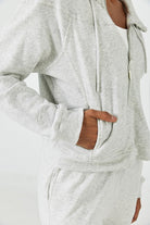 Cropped Zip Hoodie & Straight Leg Sweatpant Set - SALTUM SPORTS