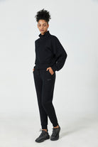 AeroChic™ Half-Zip Pullover & Jogger Set - SALTUM SPORTS