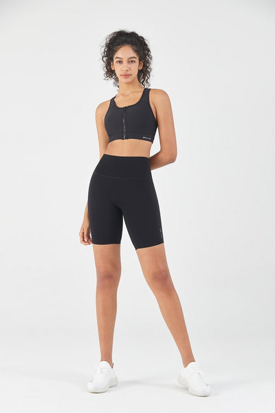 Women's Gym Front Zip Bra & Speedy Short Set - SALTUM SPORTS