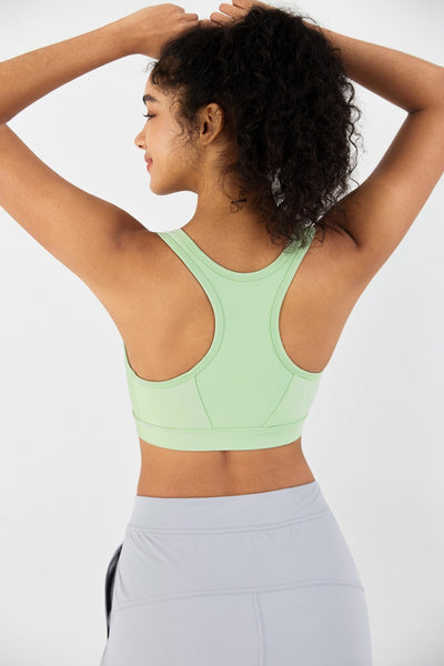 Women's Gym Front Zip Bra & Speedy Short Set - SALTUM SPORTS
