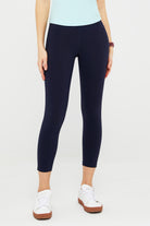 FlexEase™ Middle Waist Legging with Pockets - SALTUM SPORTS