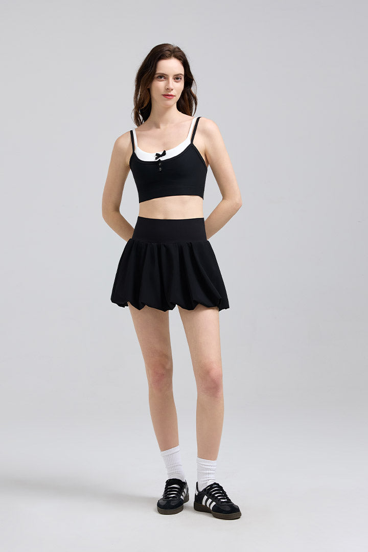 Streamlined Mini Dress With Built-in Shorts & Pockets Streamlined Dress