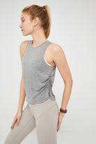 BreeLite™ High Neck Workout Tank Top - SALTUM SPORTS