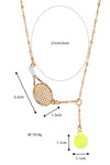 Saltum - Tennis Racquet Necklace saltumsports.com